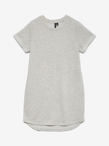 Vero Moda VMSASHAMILLA Langes Kleid -Light Grey Melange - 10272936