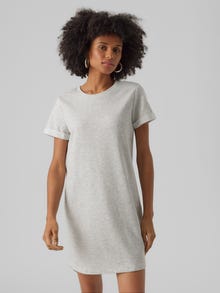 Vero Moda VMSASHAMILLA Lange jurk -Light Grey Melange - 10272936