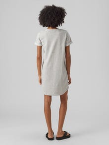 Vero Moda VMSASHAMILLA Lange jurk -Light Grey Melange - 10272936
