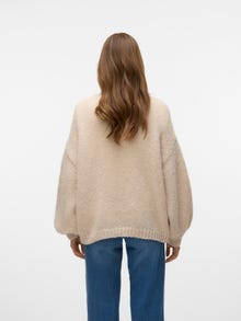 Vero Moda VMMAYBE Knit Cardigan -Oatmeal - 10273101
