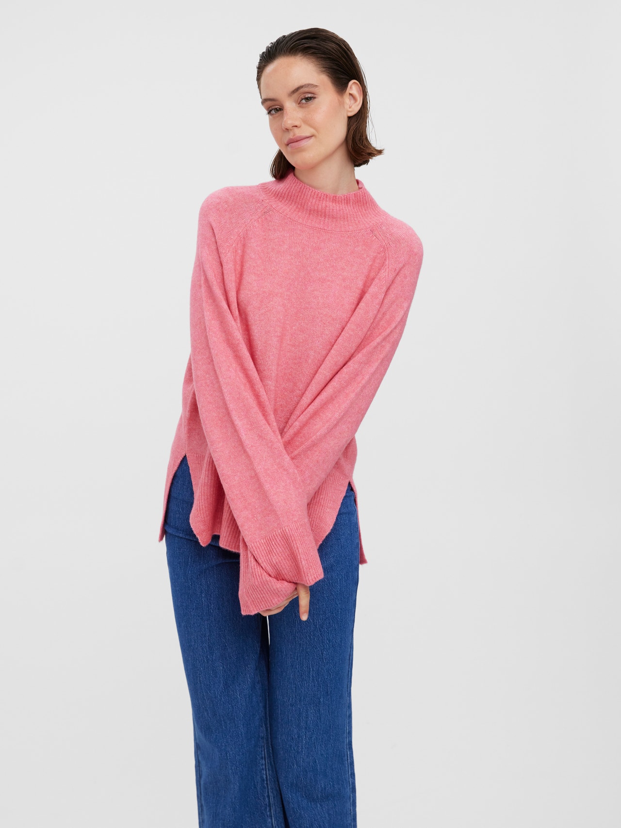 Vero Moda VMNEWWIND Pullover -Hot Pink - 10273103