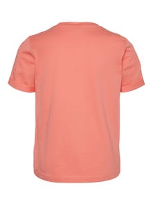 Vero Moda VMPAULA T-shirts -Georgia Peach - 10273223