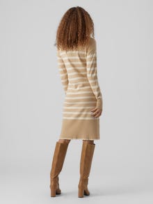 Vero Moda VMHAPPINESS Long dress -Irish Cream - 10273237