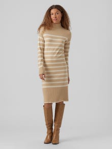 Vero Moda VMHAPPINESS Long dress -Irish Cream - 10273237