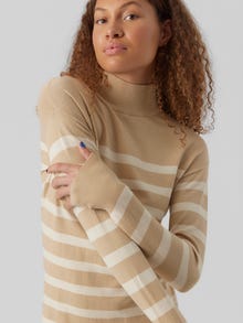 Vero Moda VMHAPPINESS Lang kjole -Irish Cream - 10273237
