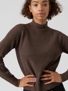 Vero Moda VMHOLLY Sweter -Coffee Bean - 10273619