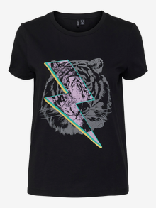 Vero Moda VMTIGERFRANCIS T-shirts -Black - 10273844