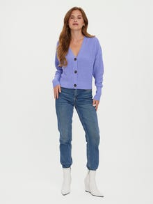 Vero Moda VMLEA Cardigan in Maglia -Jacaranda - 10273853