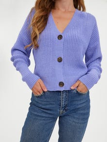 Vero Moda VMLEA Cardigan in Maglia -Jacaranda - 10273853