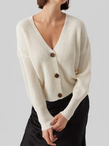 Vero Moda VMLEA Knit Cardigan -Cloud Dancer - 10273853