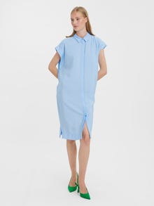 Vero Moda VMLOUISE Lang kjole -Blue Bell - 10273918