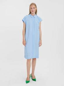 Vero Moda VMLOUISE Lang kjole -Blue Bell - 10273918