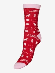 Vero Moda VMELF 4er-pack Socken -Dark Green Melange - 10274034