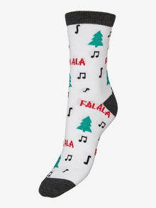 Vero Moda VMELF 4er-pack Socken -Dark Green Melange - 10274034