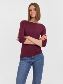 Vero Moda VMPANDA T-Shirt -Winetasting - 10274133
