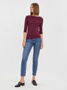 Vero Moda VMPANDA T-Shirt -Winetasting - 10274133