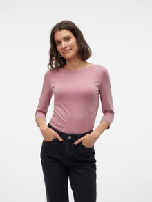 Vero Moda VMPANDA T-Shirt -Nostalgia Rose - 10274133