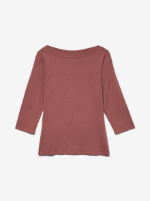 Vero Moda VMPANDA T-Shirt -Rose Brown - 10274133