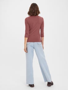 Vero Moda VMPANDA T-shirt -Rose Brown - 10274133