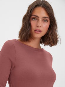 Vero Moda VMPANDA T-shirt -Rose Brown - 10274133