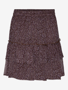 Vero Moda VMKAYA High waist Mini skirt -Coffee Bean - 10274180