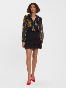 Vero Moda VMKAYA Hohe Taille Minirock -Black - 10274180