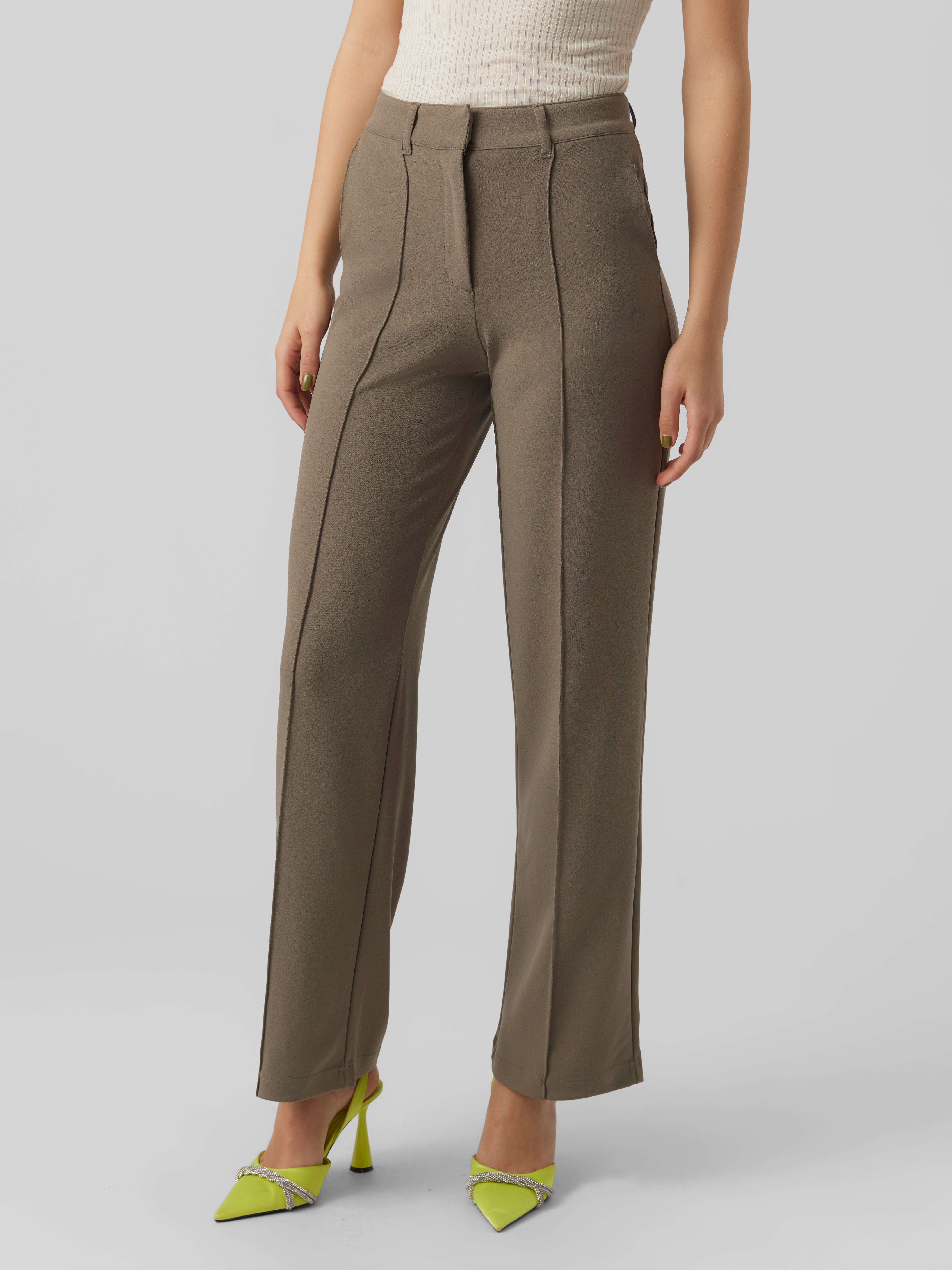 Pantalon taille on sale haute vero moda