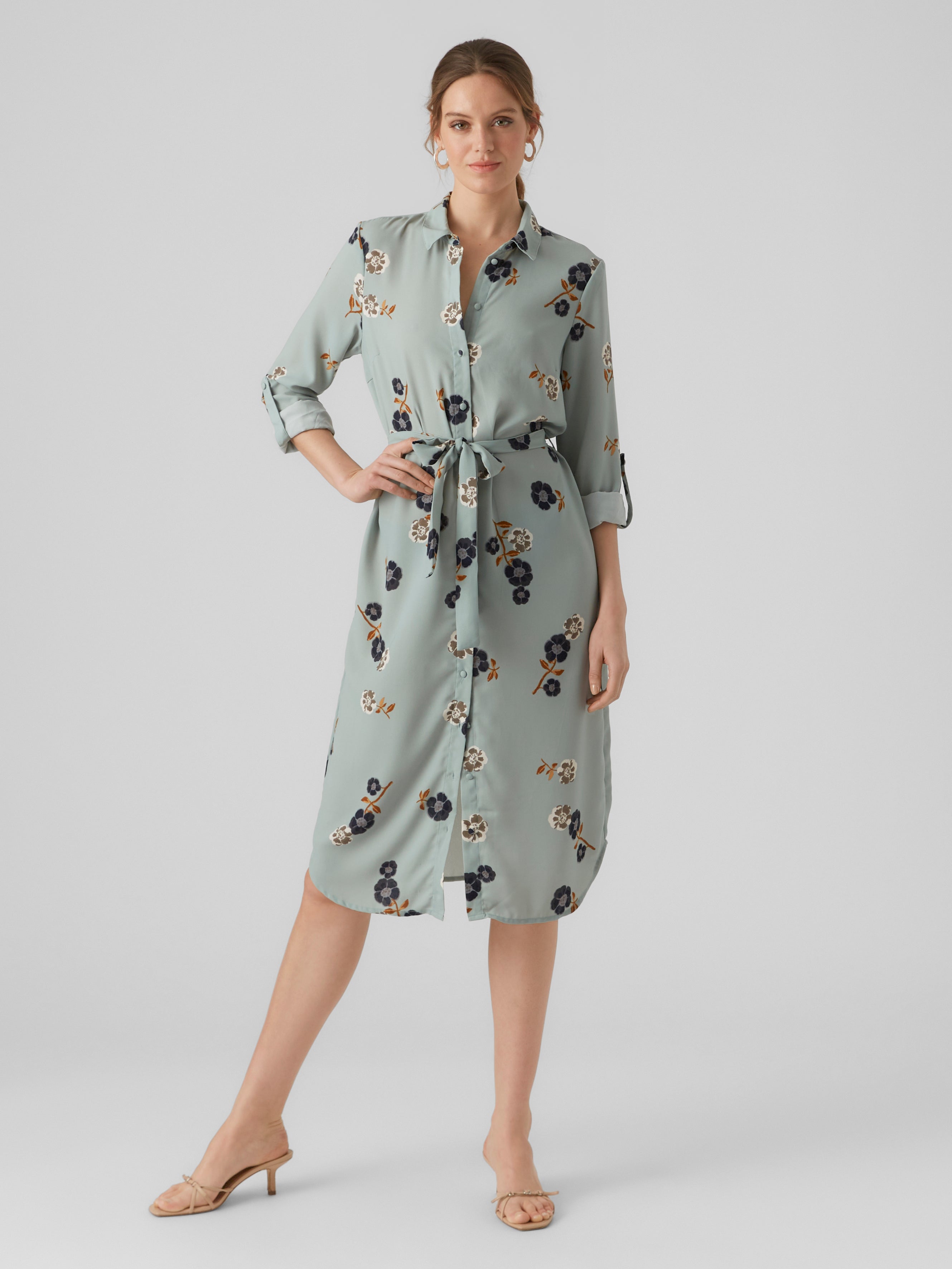 Robe vero moda online verte