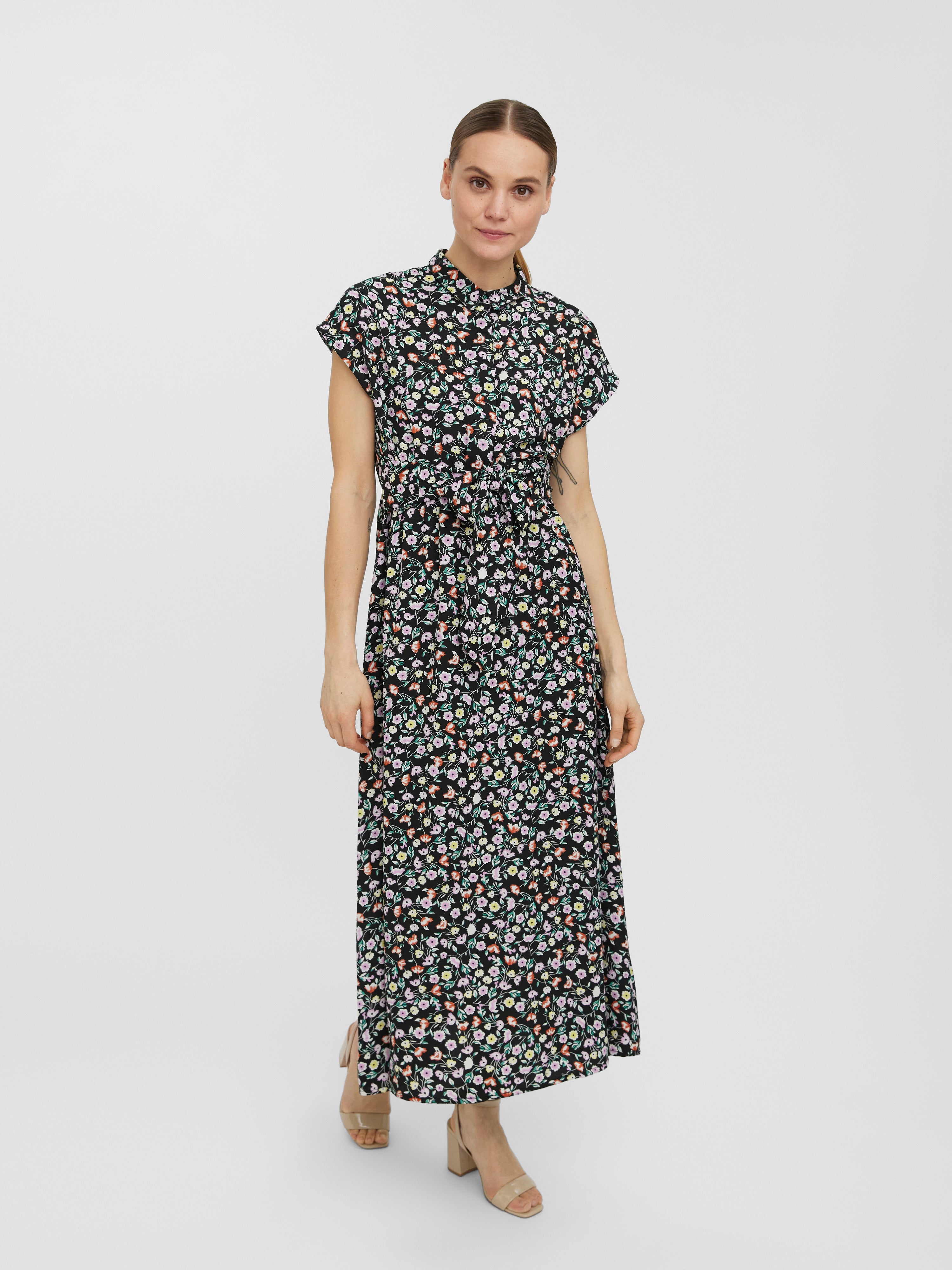 Vero moda floral sale maxi dress