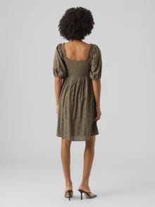 Vero Moda VMVIOLA Krótka sukienka -Ivy Green - 10274643
