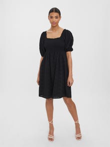 Vero Moda VMVIOLA Krótka sukienka -Black - 10274643