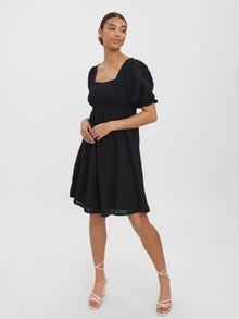 Vero Moda VMVIOLA Kort kjole -Black - 10274643