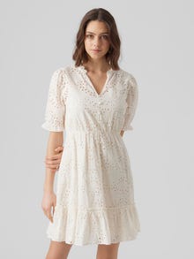 Vero Moda VMJULIA Kort kjole -Birch - 10274646