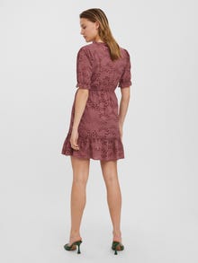 Vero Moda VMJULIA Korte jurk -Rose Brown - 10274646