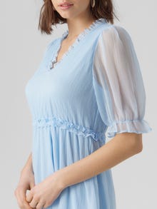 Vero Moda VMKAYA Kort kjole -Blue Bell - 10274654