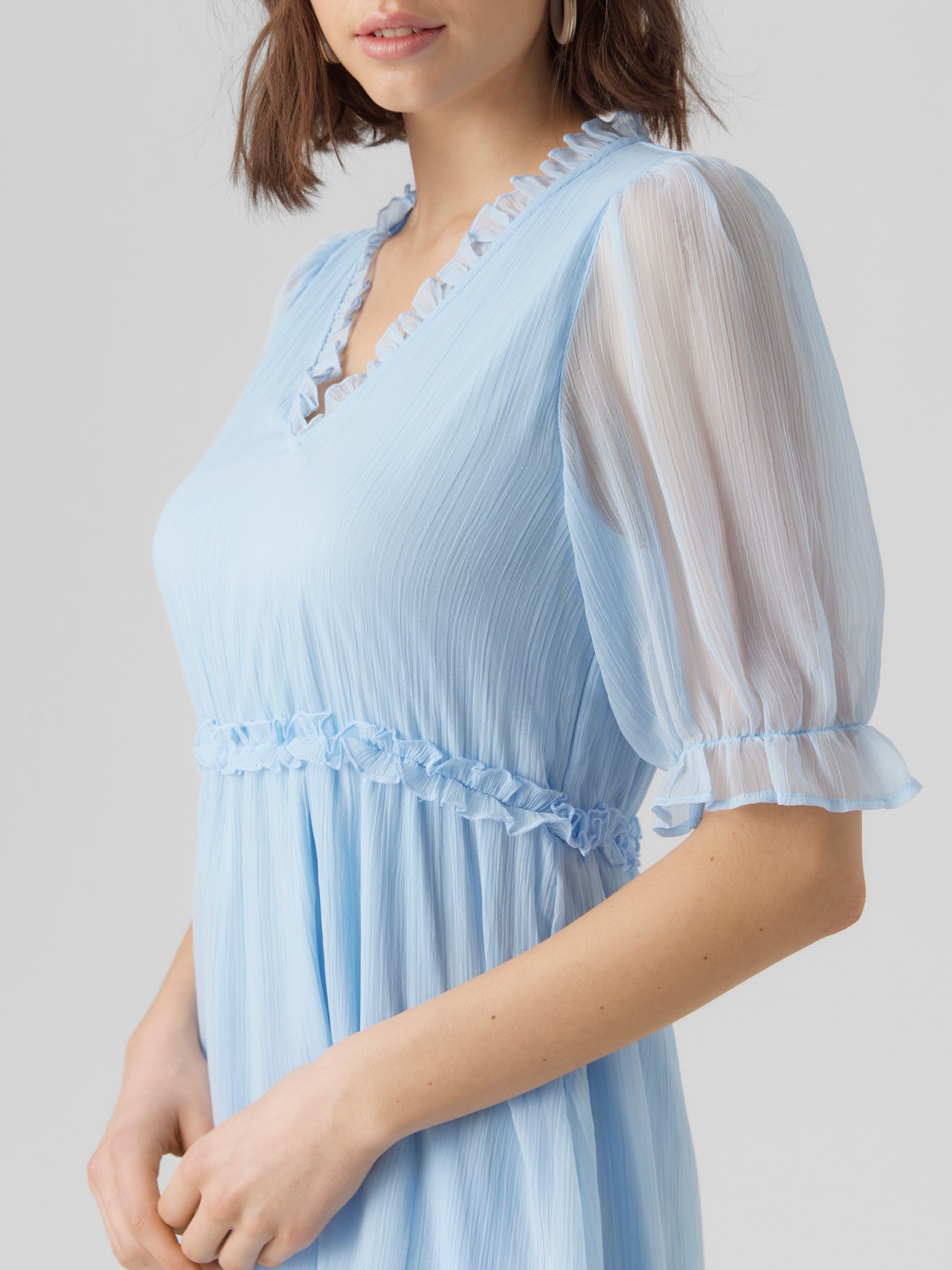 Vero Moda VMKAYA Kort klänning -Blue Bell - 10274654
