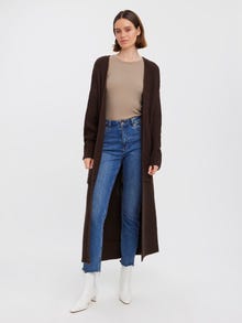 Vero Moda VMNONAME Strikket cardigan -Coffee Bean - 10274736