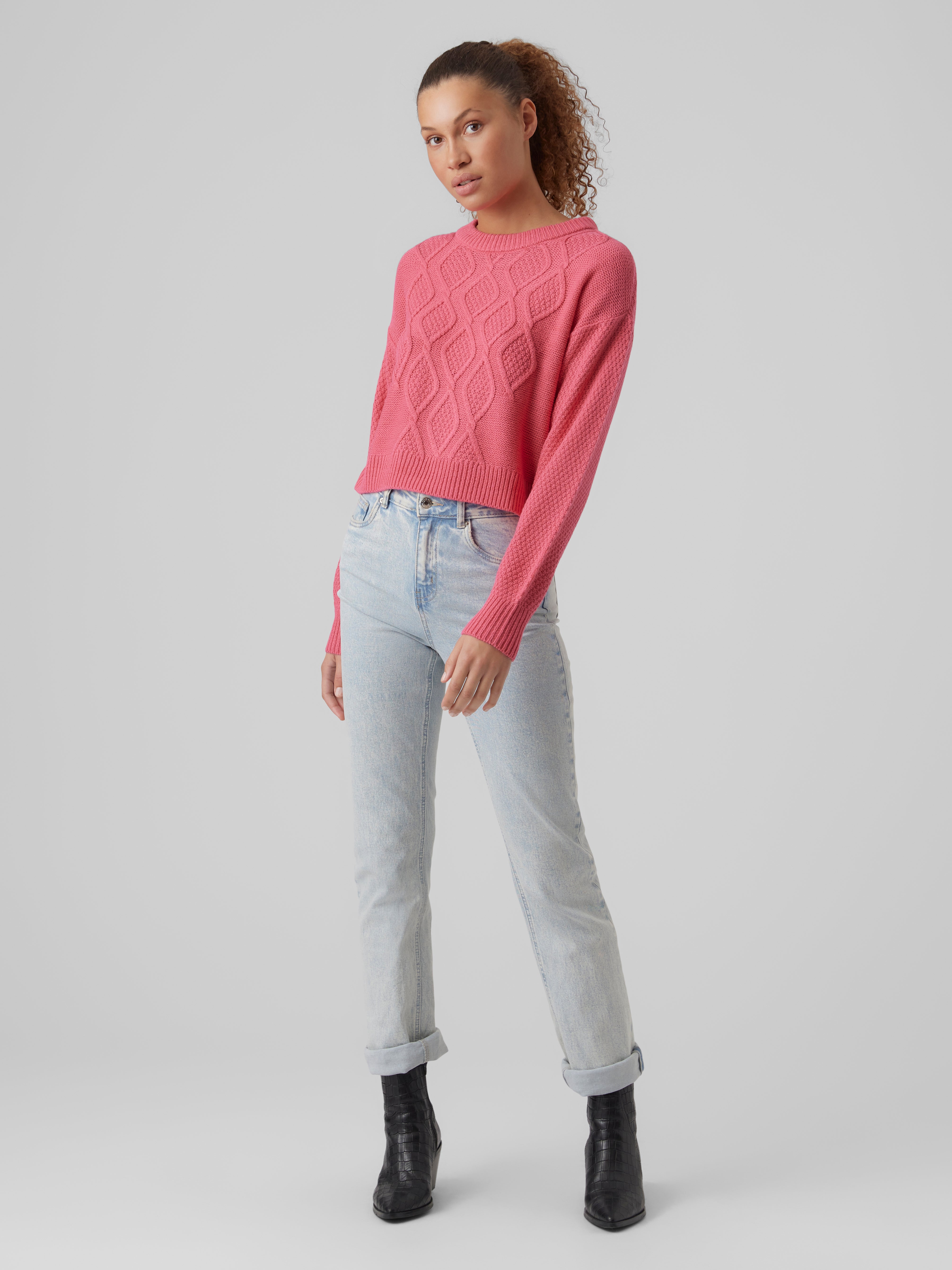 Vero moda hot sale pink jumper