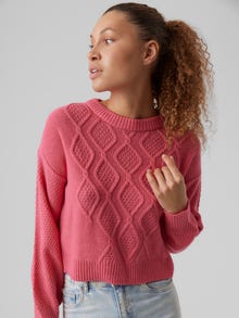 Vero Moda VMMALVA Pullover -Hot Pink - 10274805