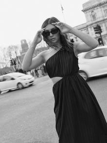 Vero Moda VMMILENA Kort kjole -Black - 10275090