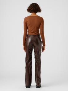Vero Moda VMIVY T-Shirt -Cacao Nibs - 10275160