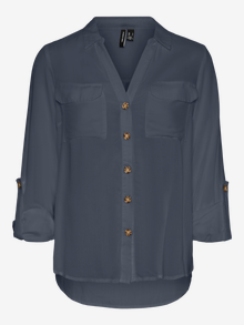 Vero Moda VMBUMPY Hemd -Ombre Blue - 10275283