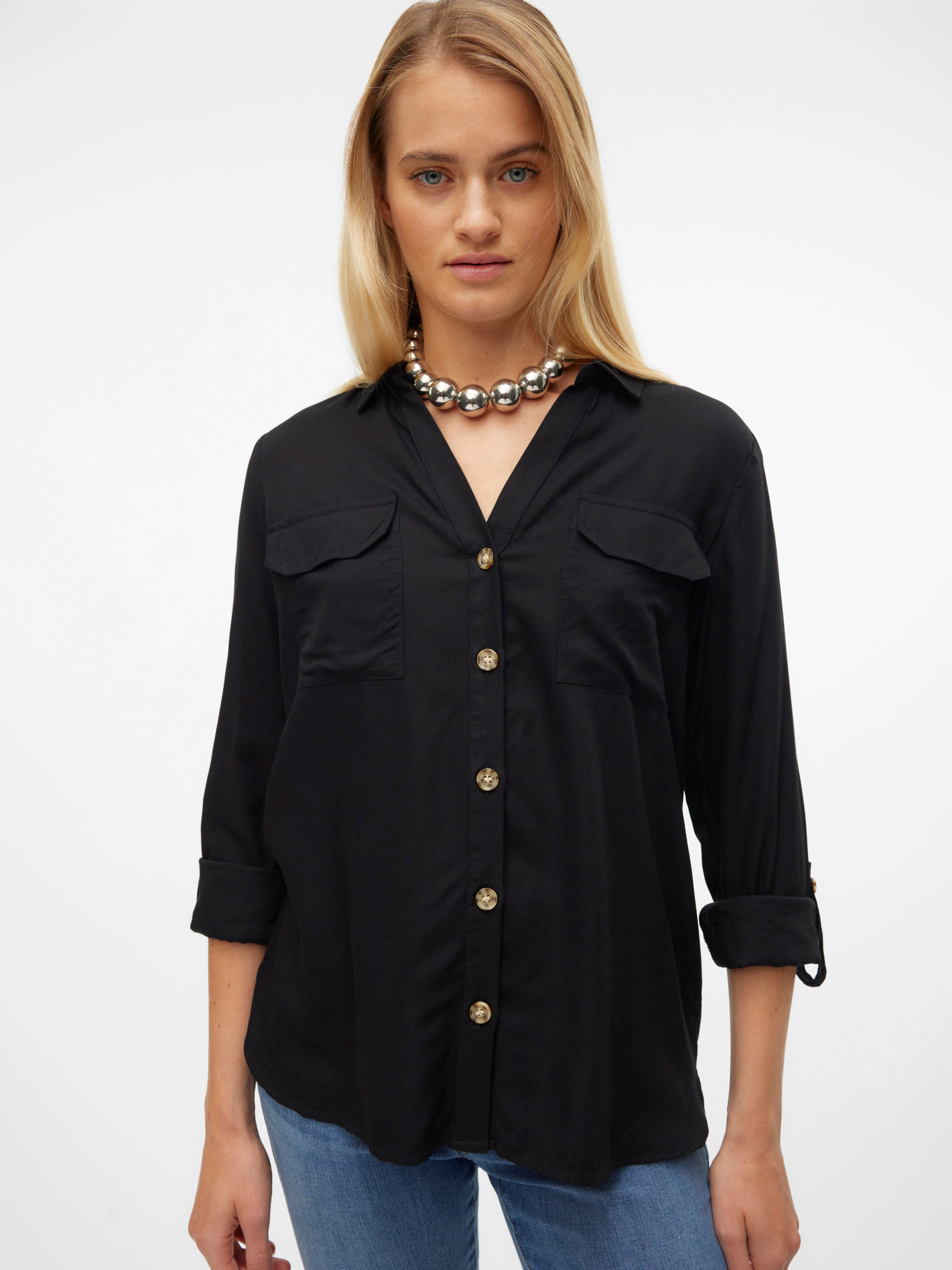 VERO MODA dam skjorta VMMYMILO - Silver Lining Anja main image 1