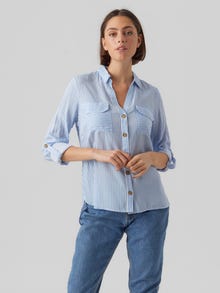 Vero Moda VMBUMPY Shirt -Snow White - 10275283