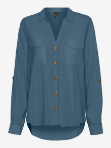 Vero Moda VMBUMPY Košile -China Blue - 10275283