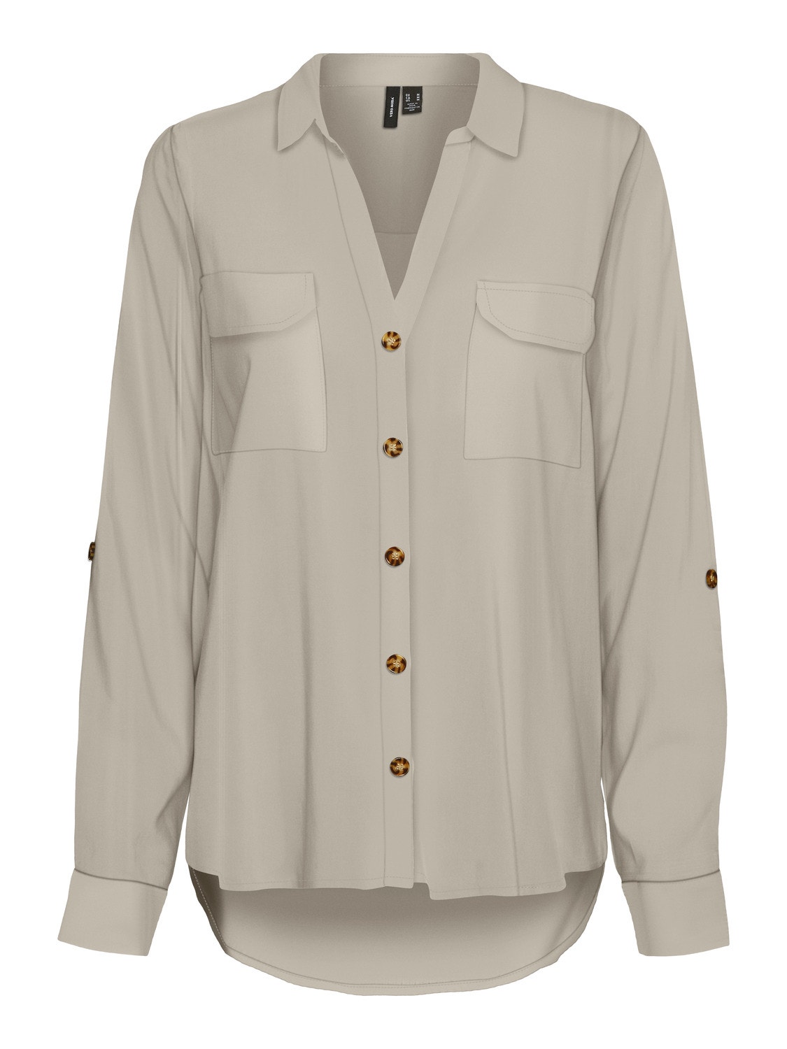 Vero Moda VMBUMPY Shirt -Silver Lining - 10275283