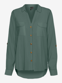 Vero Moda VMBUMPY Shirt -Dark Forest - 10275283