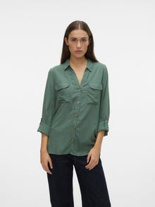 Vero Moda VMBUMPY Hemd -Dark Forest - 10275283