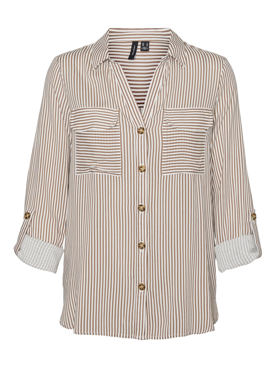 Vero Moda VMBUMPY Overhemd -Brown Lentil - 10275283
