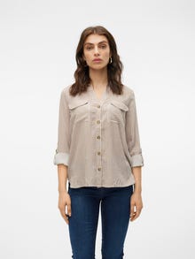 Vero Moda VMBUMPY Chemises -Brown Lentil - 10275283